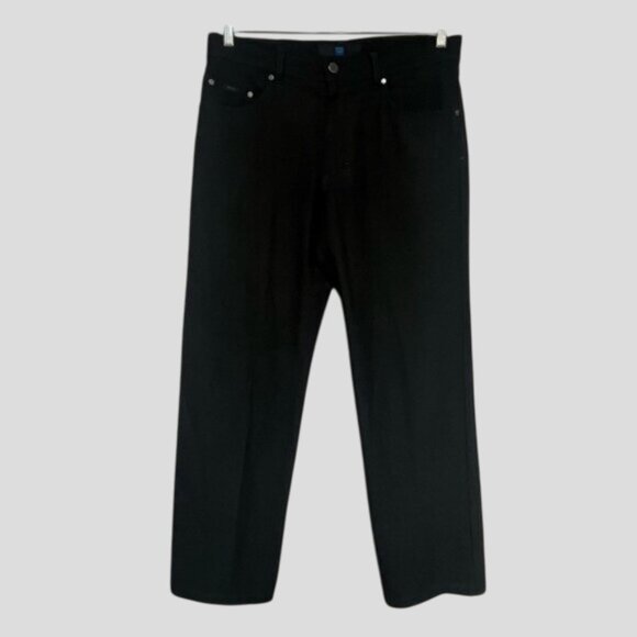 Brax Blue Lab Feel Good "Cesar" Black Slack Stretch Pants - Picture 14 of 15